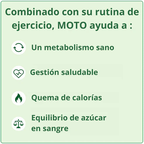 Moto | Capsulas que aceleran el metabolismo